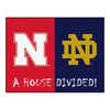 House Divided - Nebraska / Notre Dame House Divided Rug