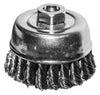 Century Drill & Tool 2-3/4 in.   Knot Wire Wheel Brush Steel 12500 rpm (Pack of 2)