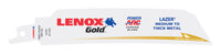 Lenox Gold 6 in. Bi-Metal Reciprocating Saw Blade 14 TPI 5 pk