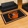 MLB - Baltimore Orioles 5ft. x 8 ft. Plush Area Rug