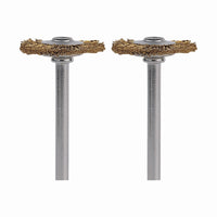 Dremel 3/4 in. X 1.7 in. L Brass Brass Brush 2 pk