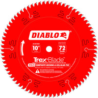 Diablo TrexBlade 10 in. D X 5/8 in. TiCo Hi-Density Carbide Circular Saw Blade 72 teeth 1 pk