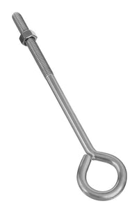 National Hardware 3/8 in. X 8 in. L Stainless Steel Eyebolt Nut Included