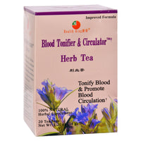 Health King Medicinal Teas Blood Tonifier and Circulator Herb Tea - 20 Tea Bags 