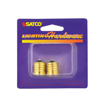 Satco Brass Intermediate to Candelabra Base Socket Reducer 2 pk