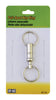 Hy-Ko Key Ring Quick Release 7/8" Dia. Nkl Platd Brs Carded (Pack of 5)