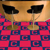 MLB - Cleveland Indians Team Carpet Tiles - 45 Sq Ft.