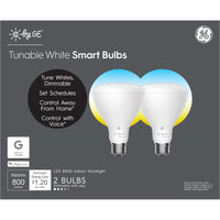 C by GE BR30 E26 (Medium) LED Bulb Tunable White 60 Watt Equivalence 2 pk