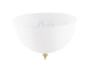 Westinghouse Dome White Acrylic Lamp Shade 1 pk