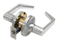 Tell Cortland Satin Chrome Passage Lockset 2 in.