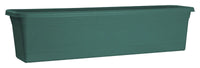 Rugg 11 in. H X 11 in. W Polyresin Window Box Green