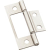 National Hardware 3 in. L Satin Nickel Door Hinge (Pack of 5)