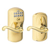 Schlage Bright Brass Steel Electronic Keypad Entry Lock