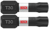 Bosch 1 in. L Insert Bit Steel 2 pc