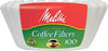 Melitta 8-12 cups Brown Basket Coffee Filter 100 pk