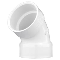 Charlotte Pipe Schedule 40 3 in. Hub X 3 in. D Hub PVC Elbow 1 pk