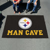 NFL - Pittsburgh Steelers Man Cave Rug - 5ft. x 8 ft.