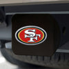 NFL - San Francisco 49ers  Black Metal Hitch Cover - 3D Color Emblem