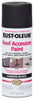 Rust-Oleum Stops Rust Carbon Black Roof Accessory Oil Based Spray Paint 12 oz. (Pack of 6)