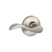 Schlage Seville Satin Nickel Bed and Bath Lever Right or Left Handed