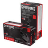 Gloveworks Nitrile Disposable Gloves XX-Large Black Powder Free 100 pk