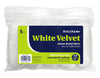 RollerLite White Velvet Woven Dralon Fabric 4 in. W X 3/8 in. Mini Paint Roller Cover Refill 5 pk