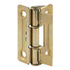 Prime-Line 2-1/8 in. L Brass-Plated Door Hinge 2 pk