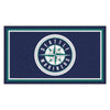 MLB - Seattle Mariners 3ft. x 5ft. Plush Area Rug