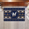 MLB - Milwaukee Brewers Holiday Sweater Rug - 19in. x 30in.