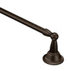 Moen Sage Oil Rubbed Bronze Towel Bar 24 in. L Brass