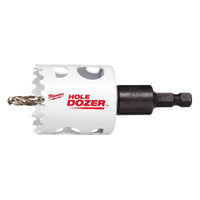 Milwaukee Hole Dozer 1-3/4 in. Bi-Metal Hole Saw with Arbor and Pilot Bit 1 pk (Pack of 2)