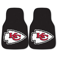 NFL - Kansas City Chiefs Carpet Car Mat Set - 2 Pieces