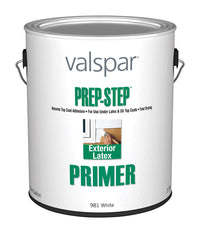 Valspar Prep Step Basic White Acrylic Primer Exterior 1 gal. (Pack of 4)