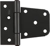 National Hardware 3.5 in. L Black Steel Extra Heavy Gate Hinge 1 pk