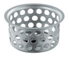 PlumbCraft 1-1/2 in. D Stainless Steel Strainer Basket Silver