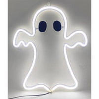 Sienna Cool White 11 in. LED Prelit Ghost Wall Decor (Pack of 6)