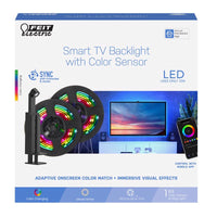 Feit 138 in. L Color Changing Plug-In LED Smart-Enabled Light Strip 1 pk