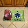 NFL - Dallas Cowboys Rubber Scraper Door Mat