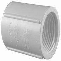 Charlotte Pipe Schedule 40 3/4 in. FPT x 3/4 in. Dia. FPT PVC Coupling (Pack of 25)