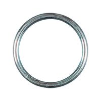 Baron Medium Nickel Plated Silver Steel 2 1/2 in. L Ring 300 lb 1 pk