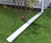 Frost King Tilt N' Drain 2 in. H X 5.5 in. W X 6 ft. L White Vinyl Downspout Extension