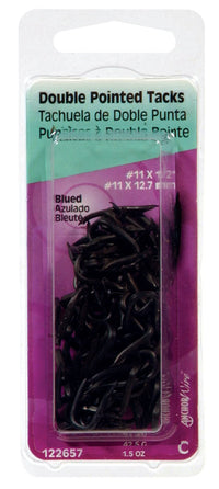 Hillman No. 11 x 0.5 in. L Blue Steel Double Point Tack Staple 11 Ga. 1-1/2 oz. (Pack of 6)