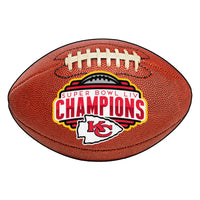 NFL - Kansas City Chiefs Super Bowl Champions Football Rug - 20.5in. x 32.5in.