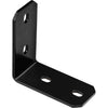 National Hardware 6.25 in. H X 3 in. W X 0.25 in. D Black Carbon Steel Inside/Outside Corner Brace