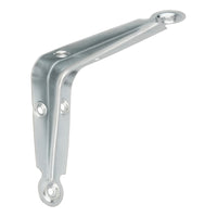 National Hardware Silver Steel Shelf Bracket 5 in. L 10 lb.