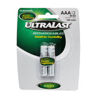 Ultralast Ni-Cad AAA 1.2 volt Solar Rechargeable Battery ULN2AAASL 2 pk