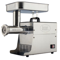 Lem Products Big Bite Brushed Silver 1 speed 7 lb. Meat Grinder .5 hp