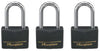 Master Lock 1-9/16 in. W Brass 4-Pin Cylinder Covered Padlock Keyed Alike