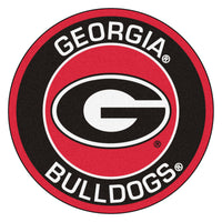 University of Georgia Roundel Rug - 27in. Diameter