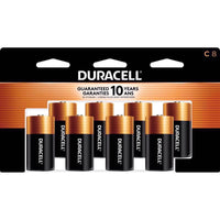 Duracell Coppertop C Alkaline Batteries 8 pk Carded